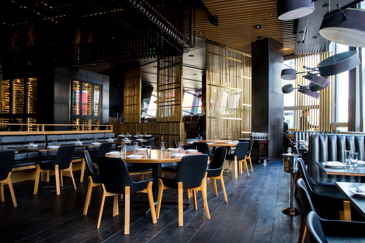 Restaurant interior atmosphere